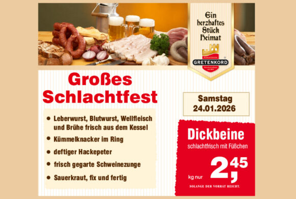 Wieder großes Schlachtfest bei Gretenkord